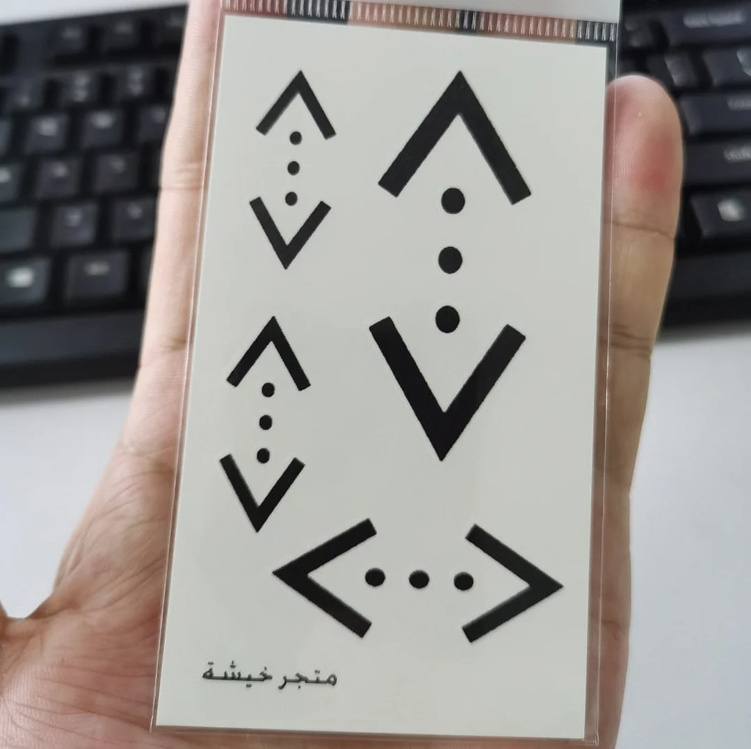 Waterproof Temporary Tattoo sticker Biological hazard Biohazard danger peace day tatto flash tatoo fake tattoos for men women