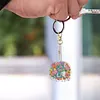 16pcs Garden Goblin DIY Diamond Painting Keychain Kit Single Side Craft