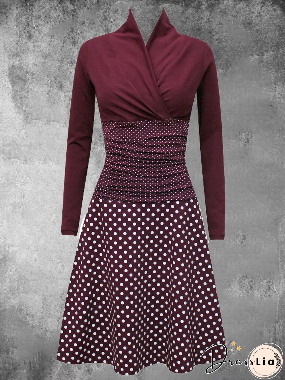 Long Sleeve Casual Midi Knitting Dress