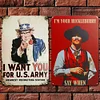 2PCS Cowboy - Vintage Metal Signs Set - 20*30cm/30*40cm - Western