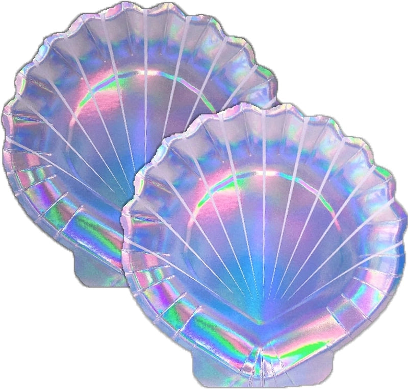 Shell White Card Party Tableware