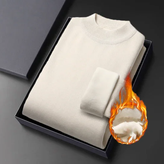 Męski sweter zimowy z golfem 💥 M-4XL✨