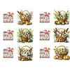 6PCS Diamond Painting Easter Egg Greeting Card Kit for Birthdays Thanksgiving & Special Occasion
