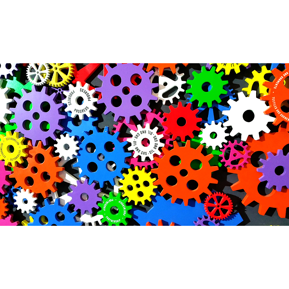 

Colorful Wheels - 1000 Pieces Jigsaw Puzzle, 501 Original