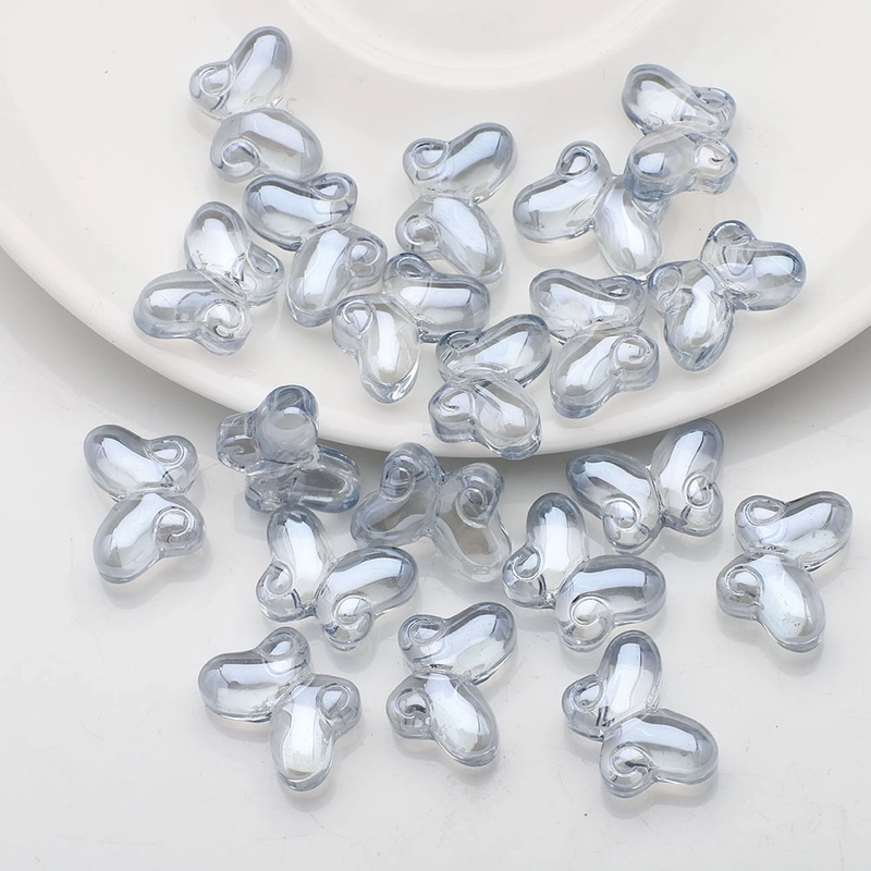20 PCS/Package 10x14mm Glass Butterfly Beads