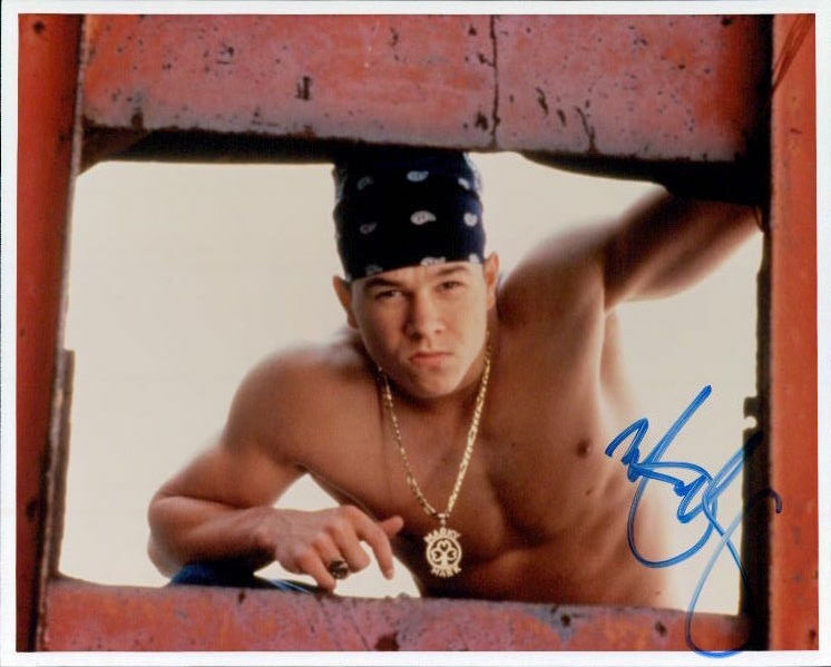 Marky Mark Wahlberg vintage signed 8x10 Photo Poster painting In-person