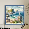 Seaside Scenery-11CT Stamped Cross Stitch 40*40cm/15.75*15.75in tapestrymarket