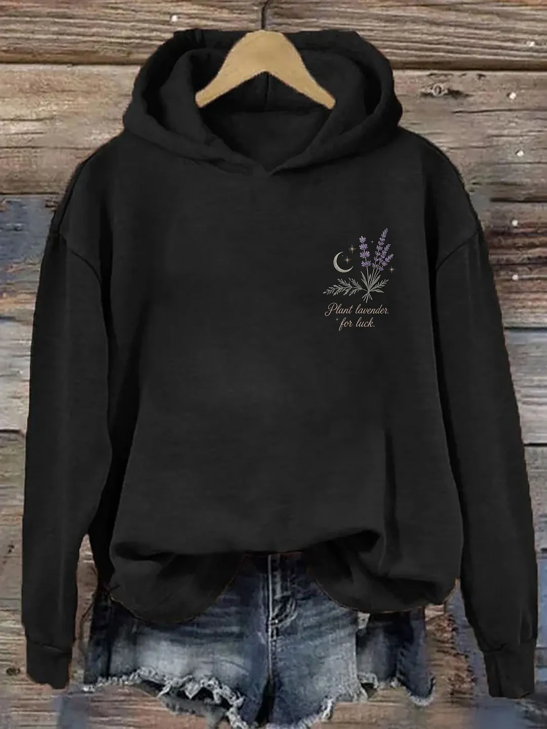 Plant Lavender For Luck Hoodie