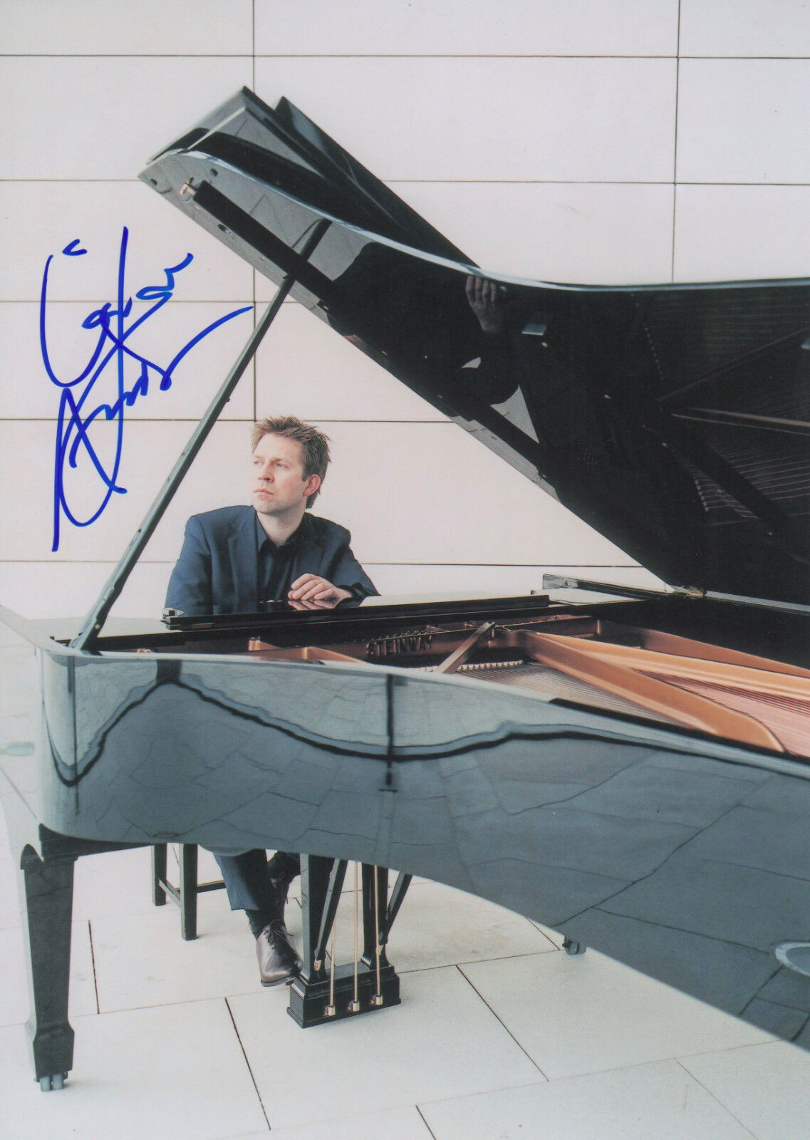 Leif Ove Andsnes Pianist signed 8x12 inch Photo Poster painting autograph