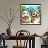 Diamond Painting-DIY Full Round Drill Sheep Dog(40*40 CM)