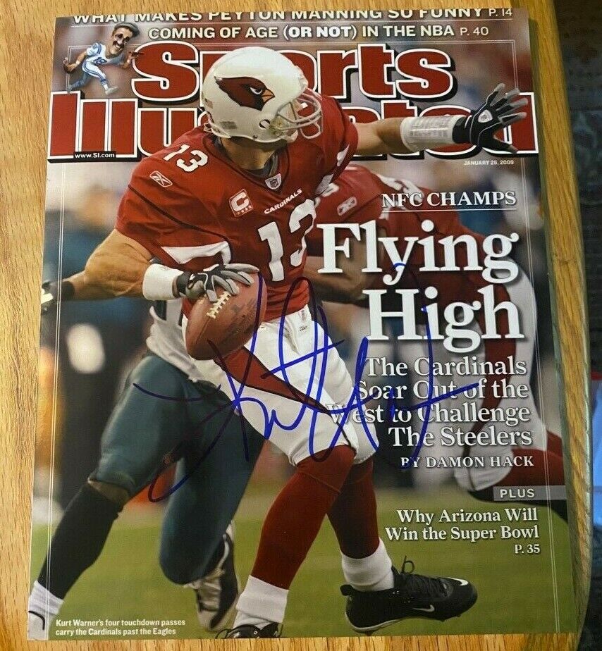 Kurt Warner signed autographed 8x10 Photo Poster painting Sports Illustrated Cover