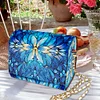 (US Local)DIY Mandala Diamond Art Wooden Coin Pouch with Chain 5D Diamond Painting Purse