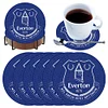 6pcs Everton FC DIY Diamond Painting Untersetzer Kit mit Halter für erwachsene Anfänger