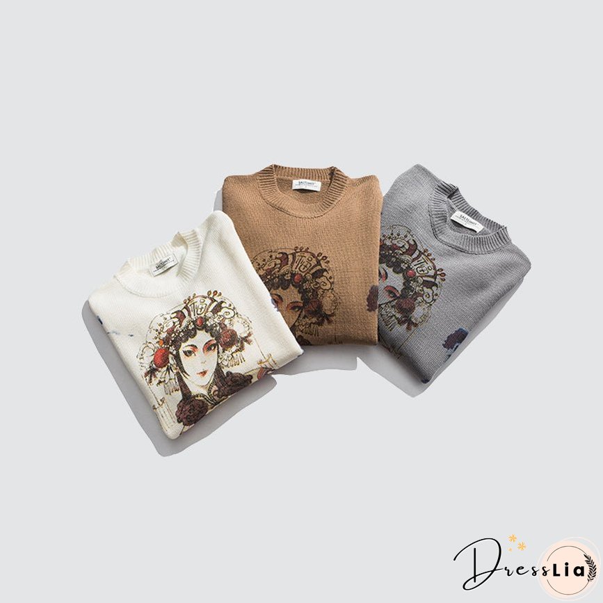 Peking Opera Sweater