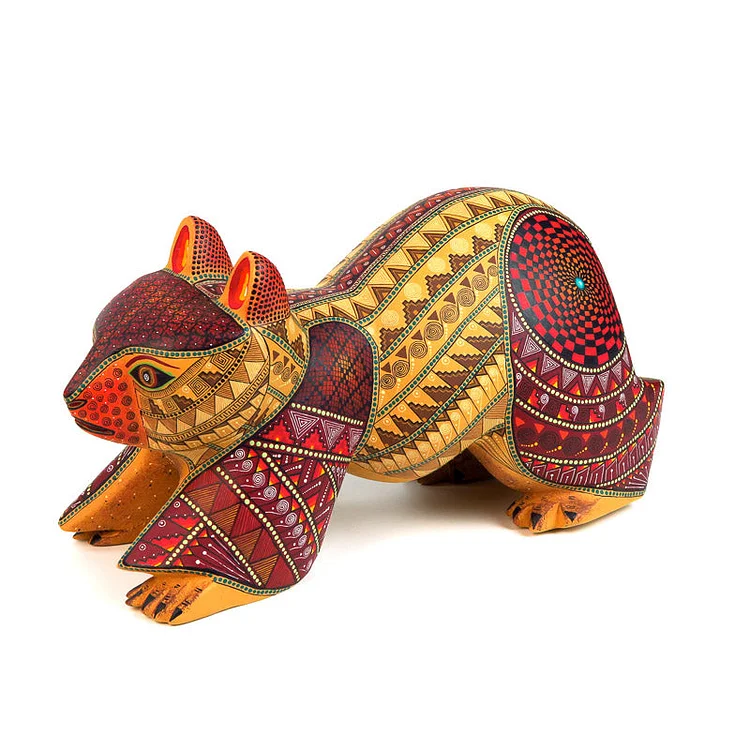 Bear - Oaxacan Alebrije Wood Carving - Nestor Melchor