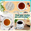 6 Pcs DIY Diamond Art Coasters Kits Dot Paint for Coaster Craft Kits Waterproof