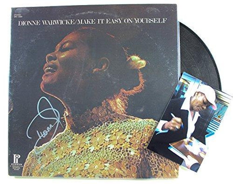 Dionne Warwick Signed Autographed Make it Easy on Yourself