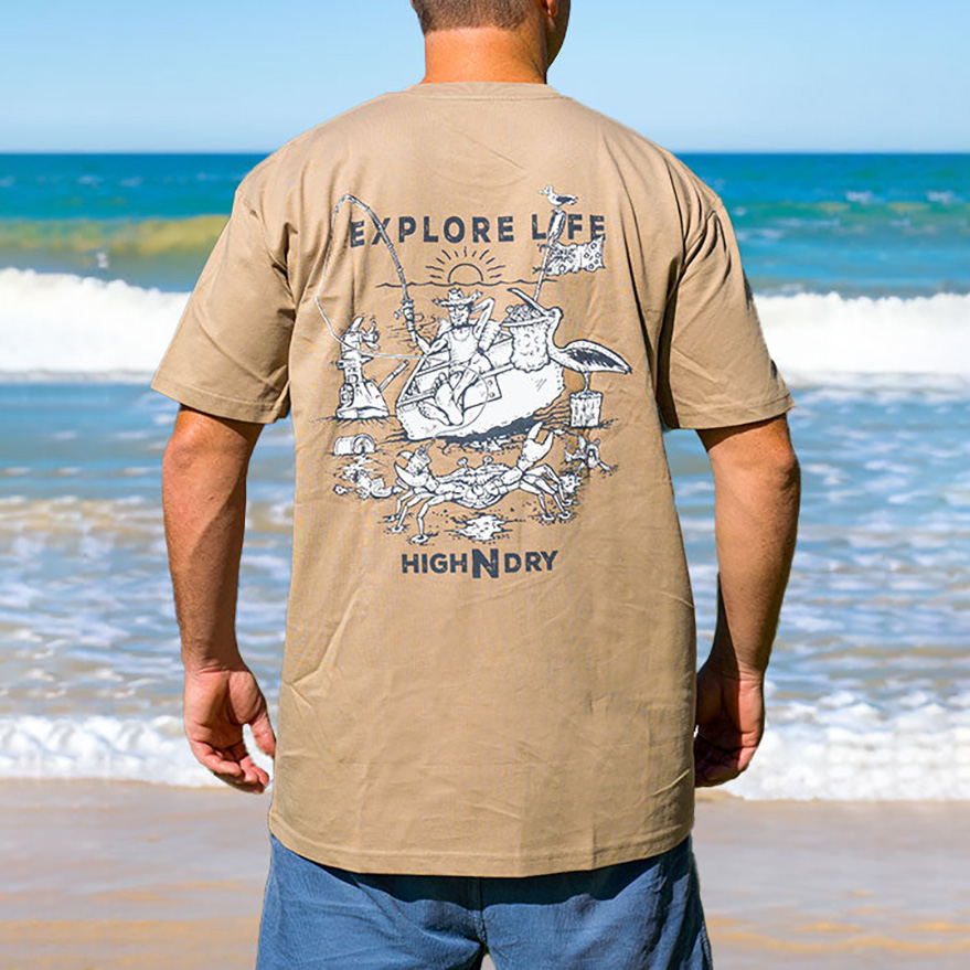 Men's High N Dry Pattern Tee