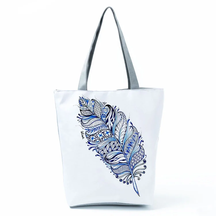 Zipped Tote Bag - Plant