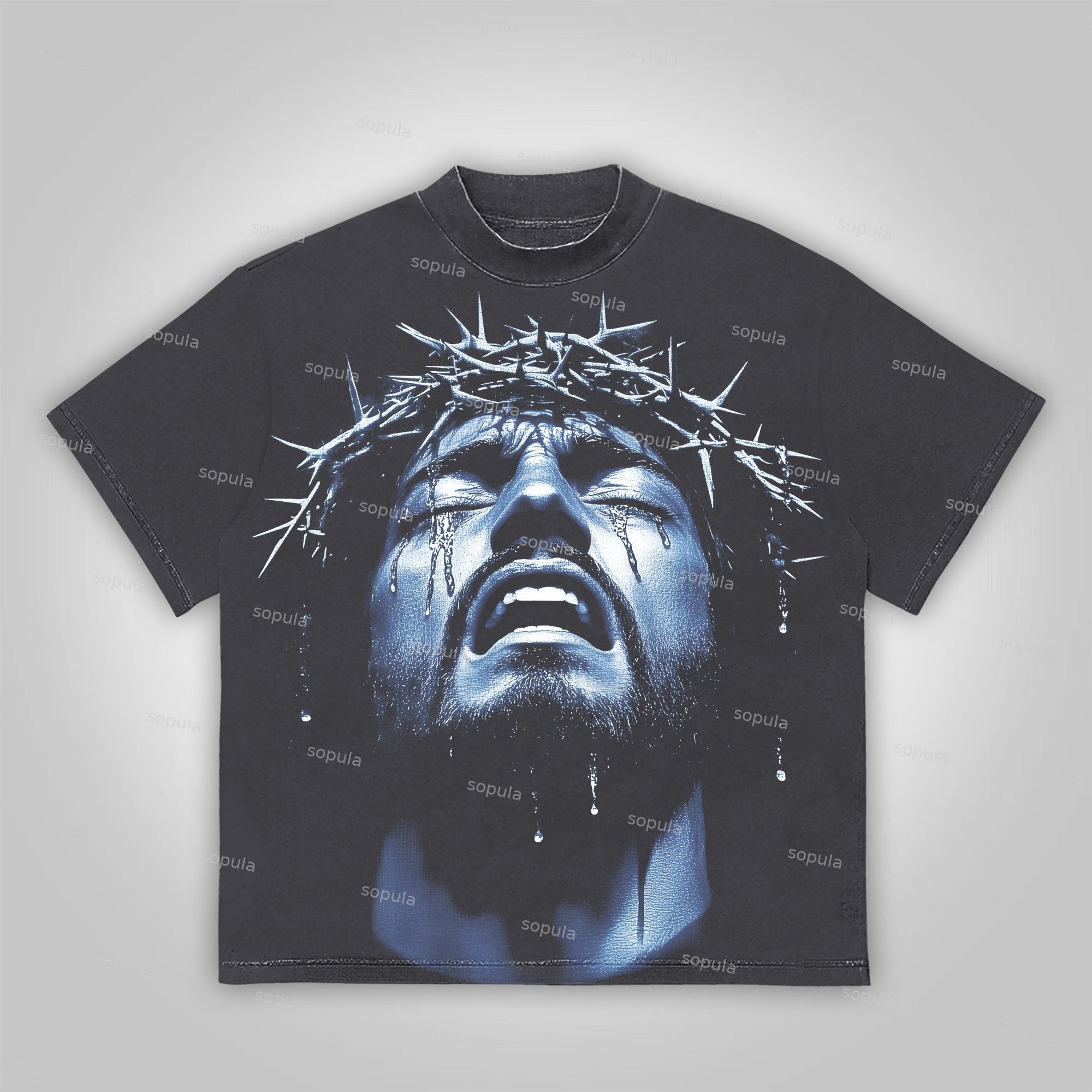 Sopula Jesus Wept Digital Direct Injection Printed Graphics Cotton T-Shirt - Sopula｜Premium Graphic Tees & Graphic Clothing