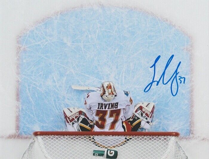 Leland Irving Calgary Flames Silvertips Autographed 8x10 Photo Poster painting CFS COA