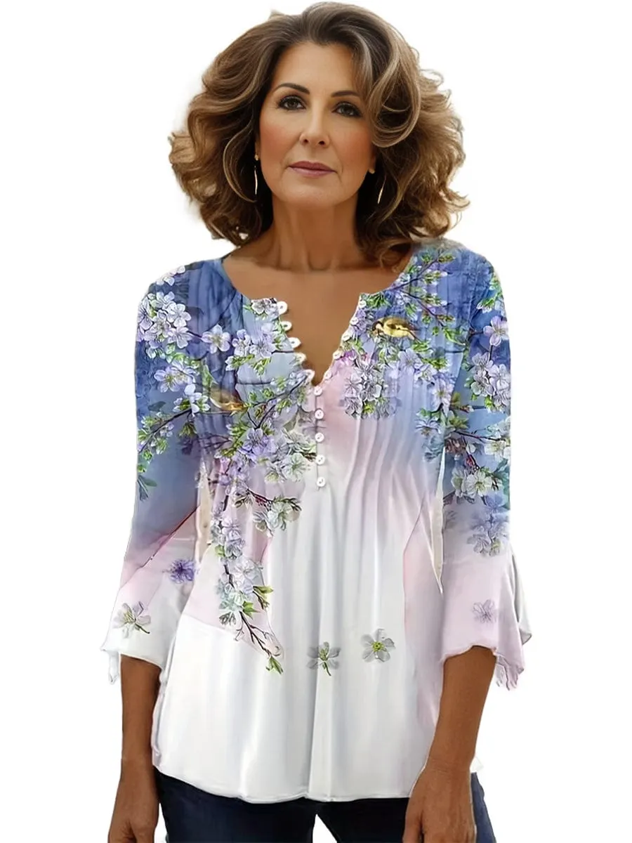Plus Size White Floral Mini Dress