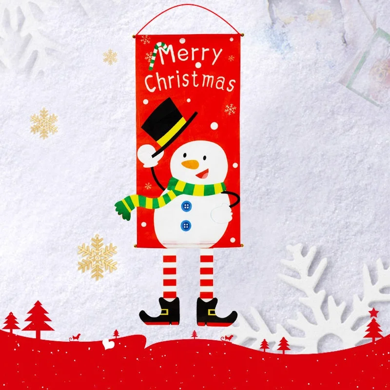 Christmas Door Hanging Flag