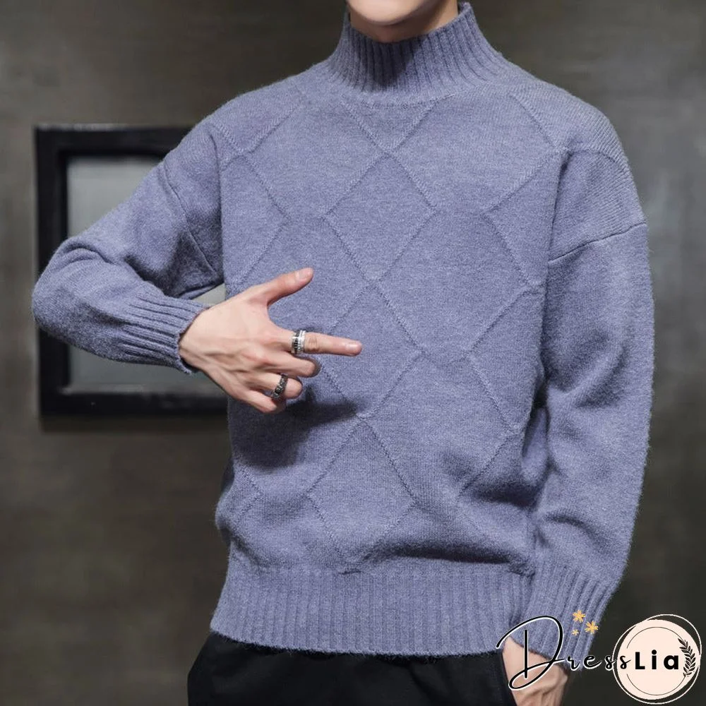 Half-neck Trend Sweater Men's Sweater