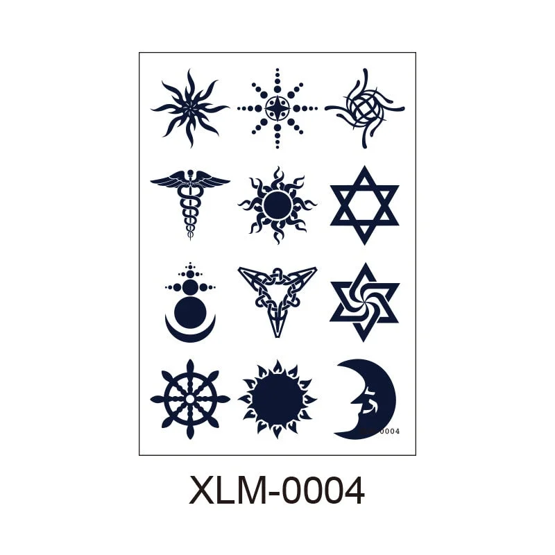 Juice Tattoo Sticker Simple Semi-permanent Imitation Tattoo Tattoo Sticker Personality Flower Arm Big Picture Sticker