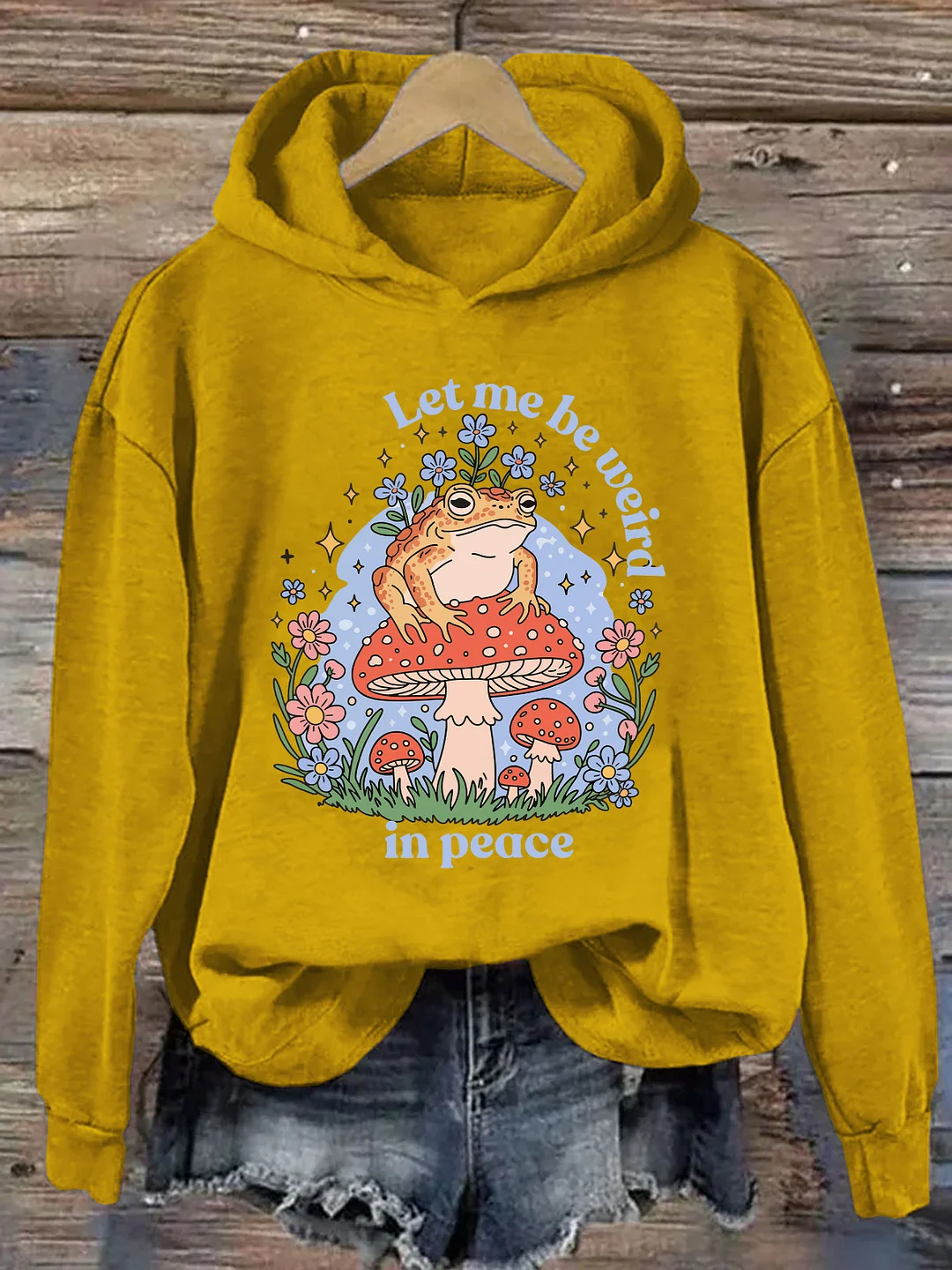 Let Me Be Weird Frog Hoodie