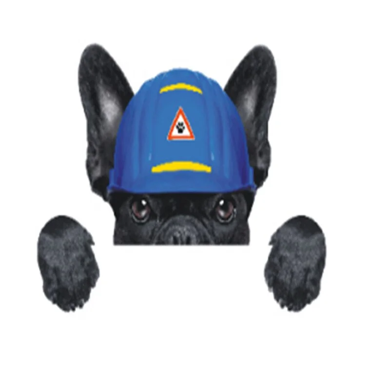 New Cat Dog 3D Wall Sticker Bathroom Toilet Kids Room Decoration Wall Decals Animal Sticker Refrigerator Waterproof Poster