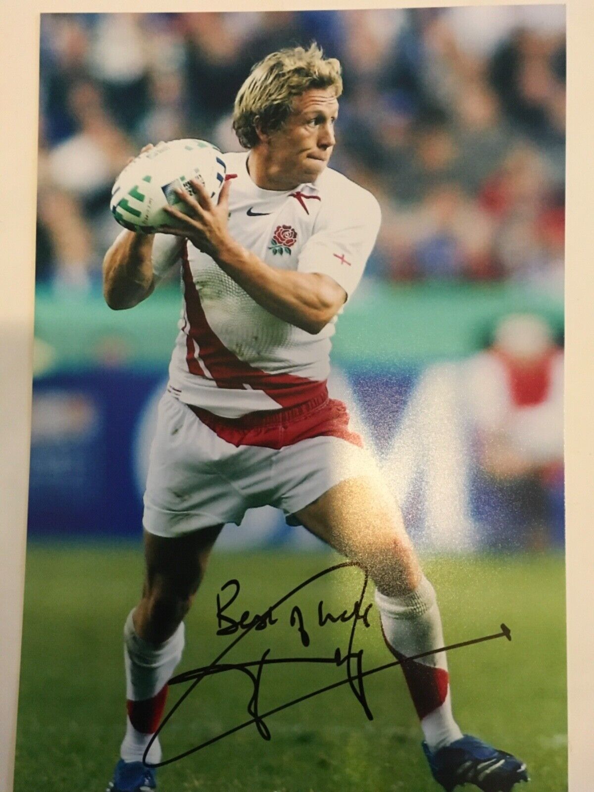 Jonny Wilkinson Legend SIGNED 12x 8 Photo Poster painting Autograph England Rugby