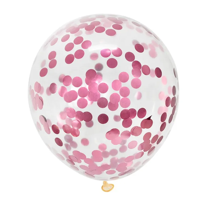 5/10/20pcs Gold Confetti Latex Balloons Glitter Clear Transparent Helium Balloon Wedding Baby Shower Birthday Party Decorations