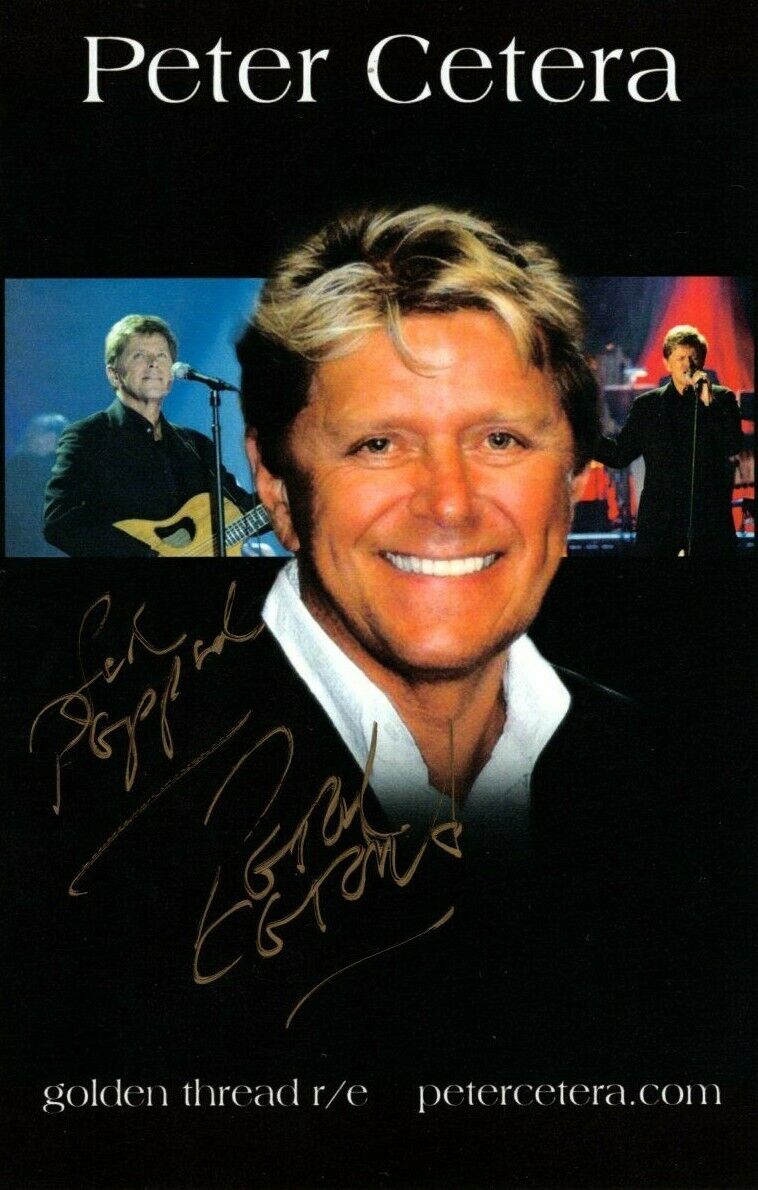 PETER CETERA Autographed Signed Photo Poster paintinggraph - To Pepper