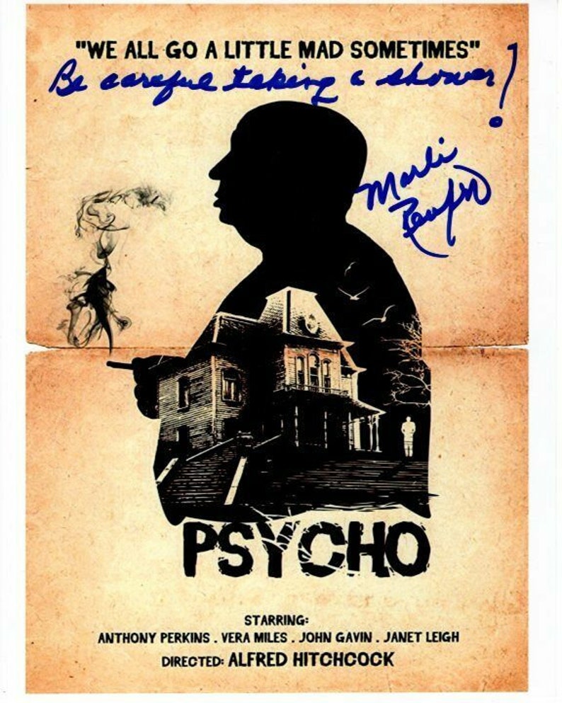 Marli renfro signed autographed 8x10 alfred hitchcock psycho Photo Poster painting great content