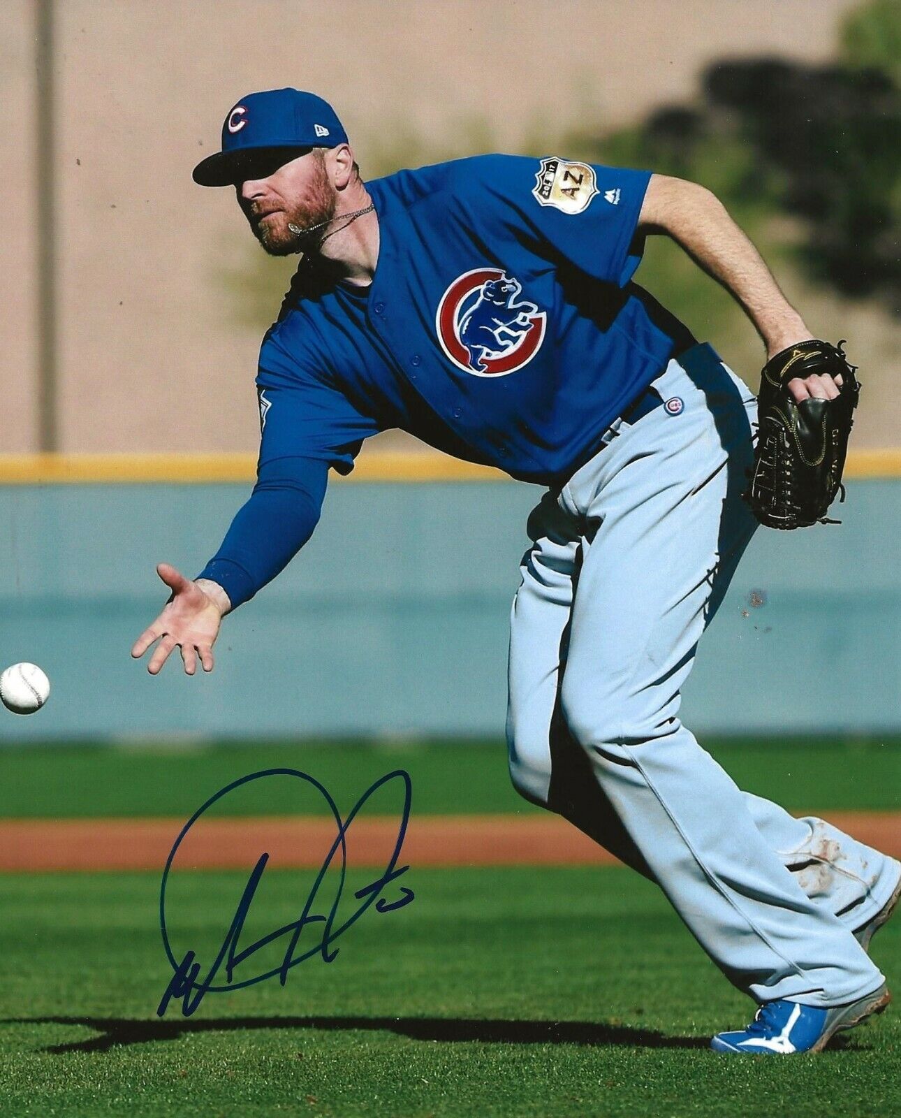 Wade Davis signed Chicago Cubs 8x10 Photo Poster painting autographed