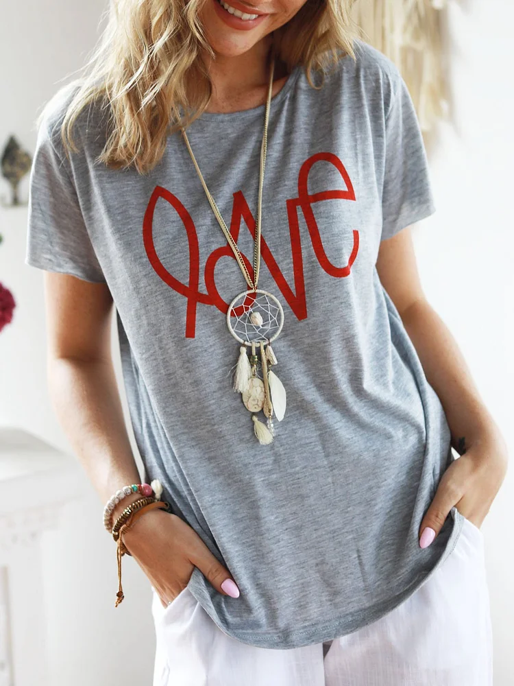 Bestdealfriday Short Sleeve Abstract Casual Shirts Tops 8589461