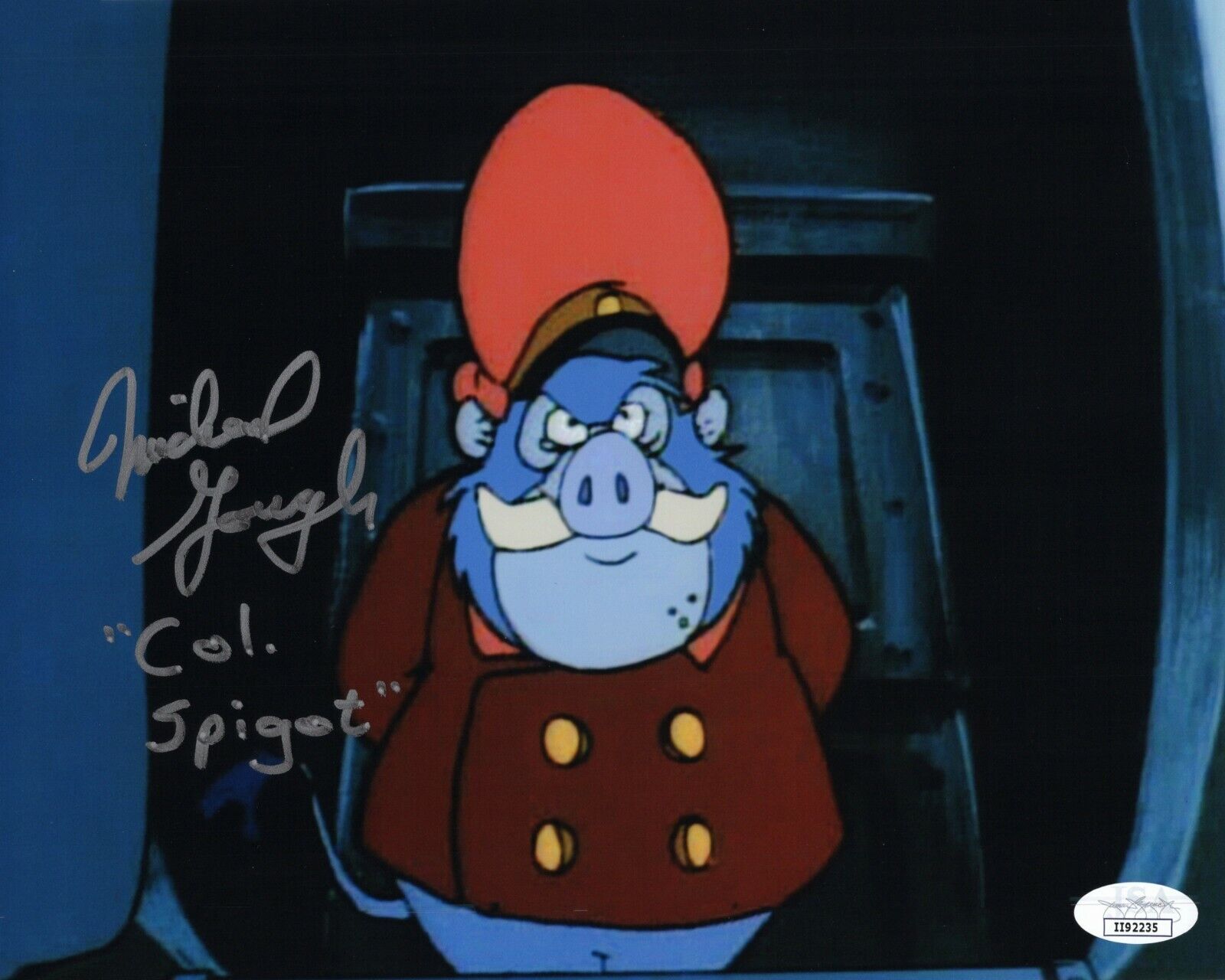 MICHAEL GOUGH Authentic Hand-Signed COL. SPIGOT ~ Talespin