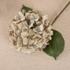 Artificial 18cm White Snowflake Hydrangea Stem Flower