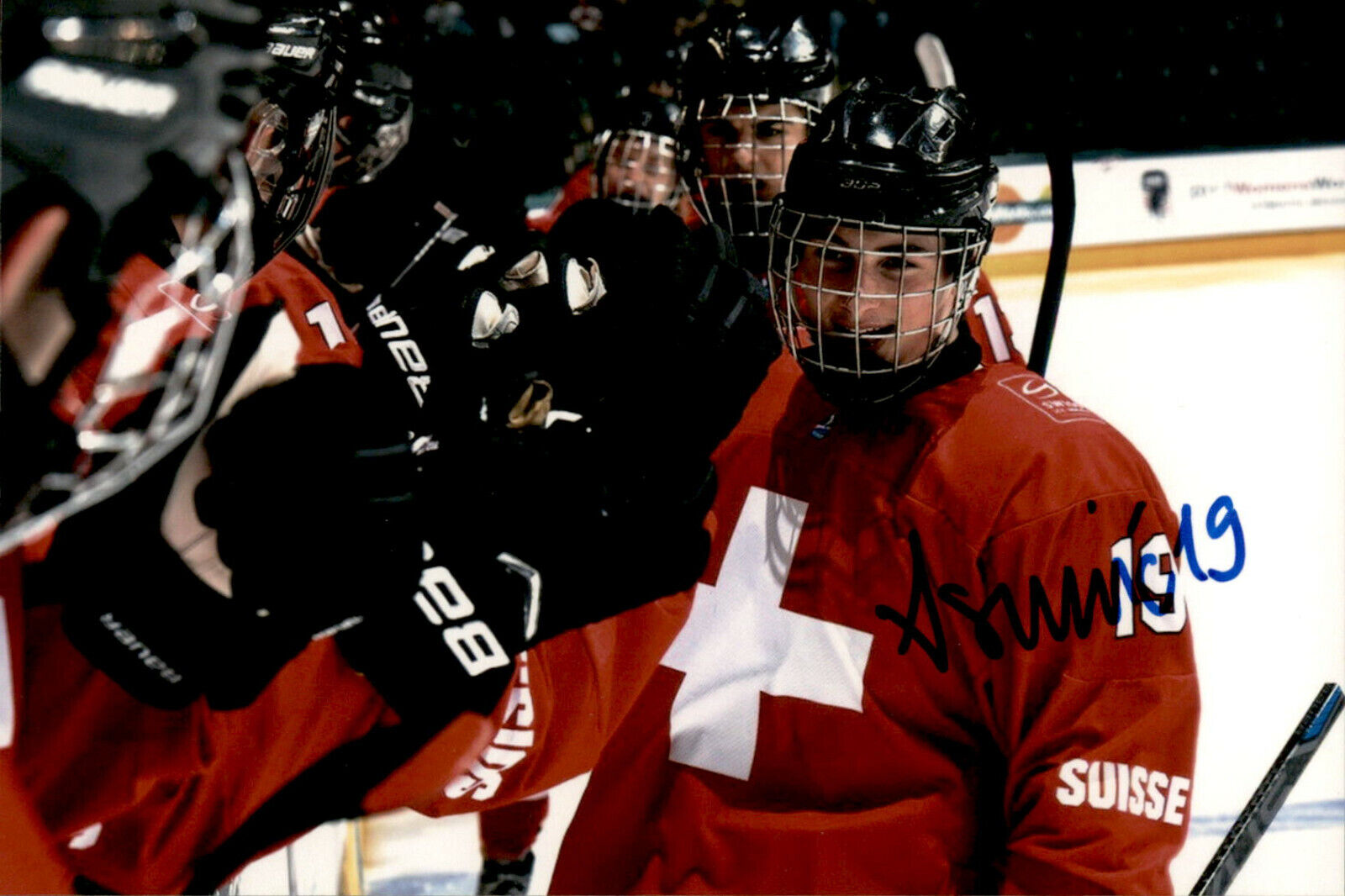 Axel Simic SIGNED 4x6 Photo Poster painting TEAM SWITZERLAND #2