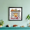 Animal-14CT Stamped Cross Stitch 18*17cm/7.09*6.69in(Brand)