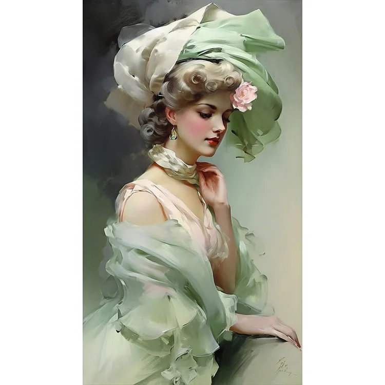 Elegant Woman - Painting By Numbers - 40*70CM gbfke