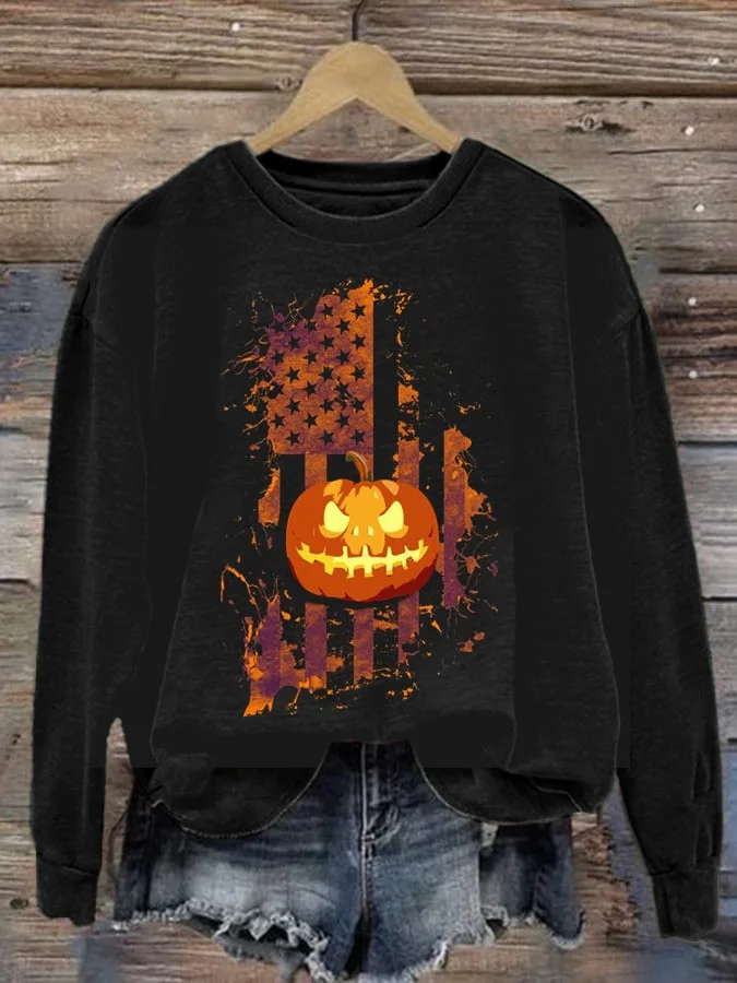 Halloween  Women's Printed Long Sleeve Sweatshirt socialshop