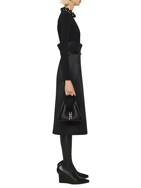 Givenchy Mini G-Hobo Bag In Smooth Leather