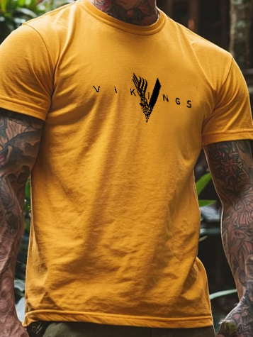 Men's Casual Viking Totem T-shirt / Rvogue / Rvogue