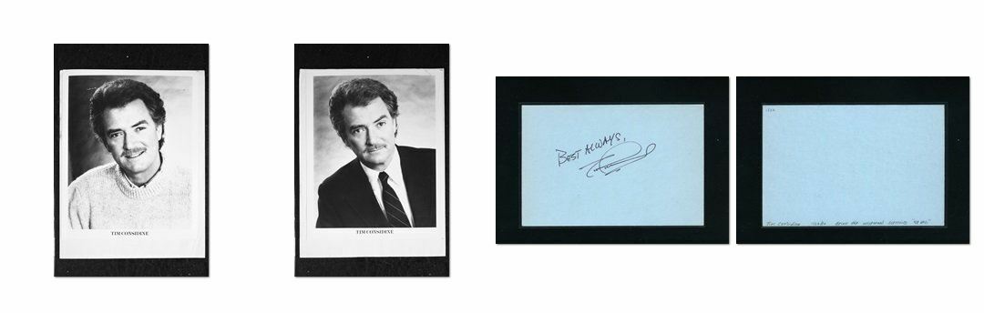 Tim Considine - Signed Autograph and Headshot Photo Poster painting set - My Three Sons