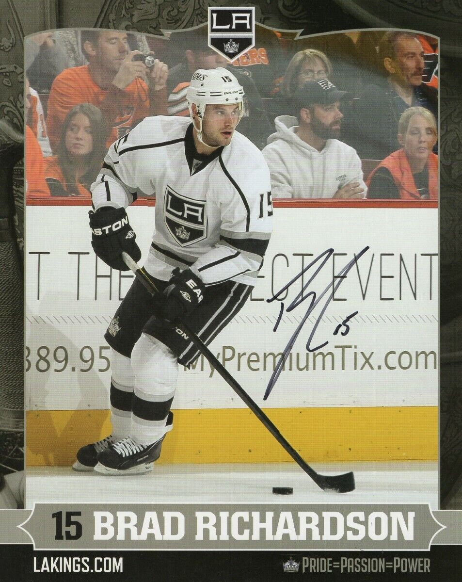 Brad Richardson Signed Autographed 8X10 Photo Poster painting Los Angeles Kings w/COA