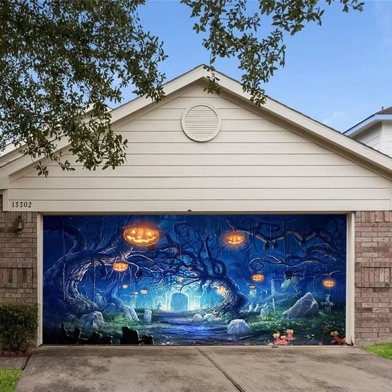 Last Day Sale 49% OFF - Halloween 2023 Garage Door Decoration