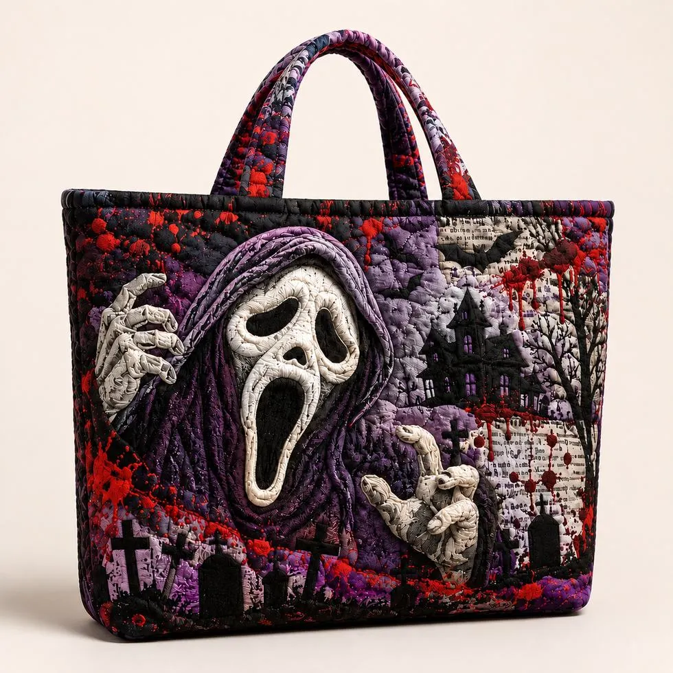 Ghostface tote side view