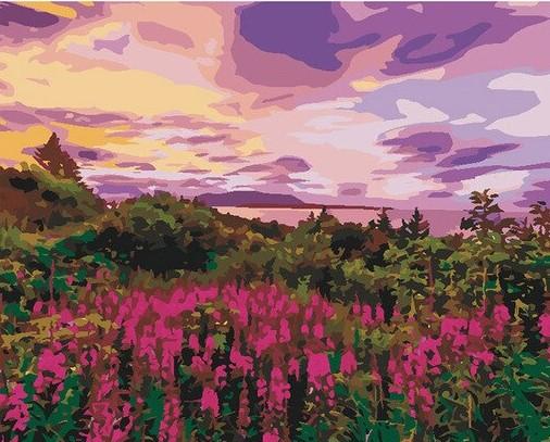 

Flower Sunset Scenery – Paint By Numbers - 40*50CM, 501 Original
